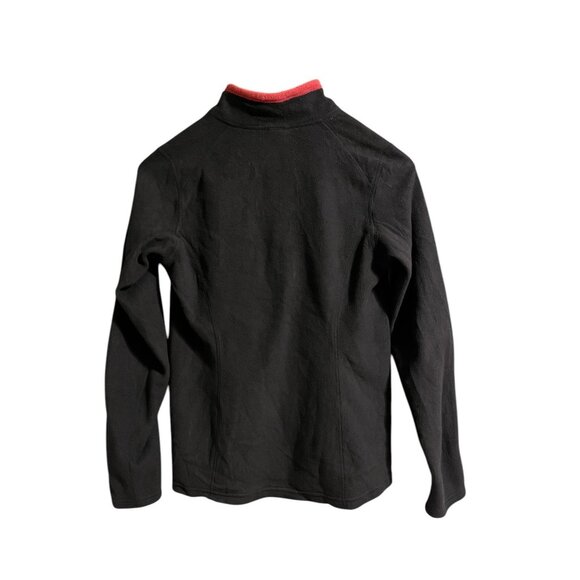 The North Face Fleece 1/4 Zip Pullover Womens Medium Black Lightweight Jacket - Picture 2 of 10